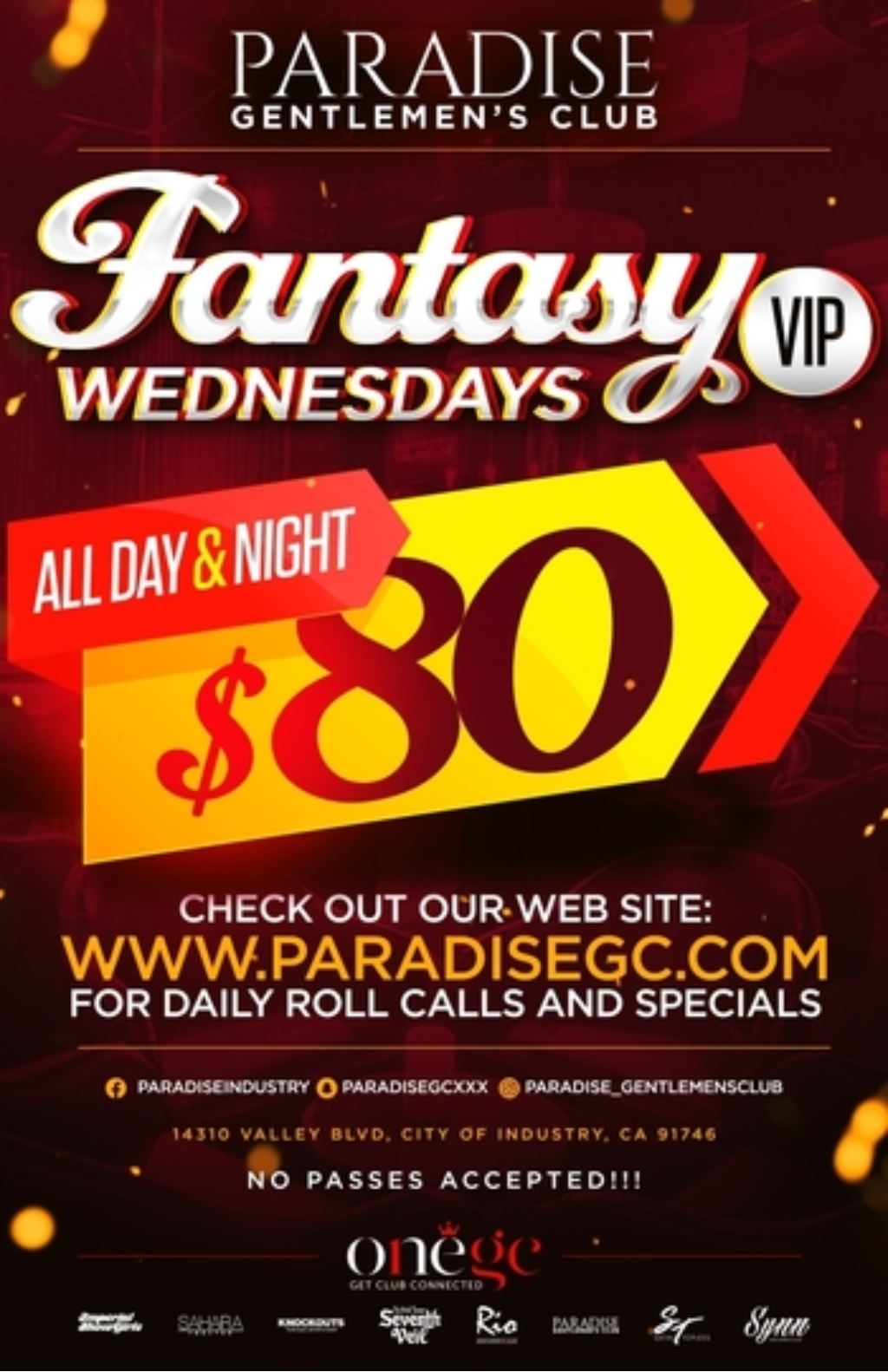 $80 VIPS ALL DAY AND NIGHT